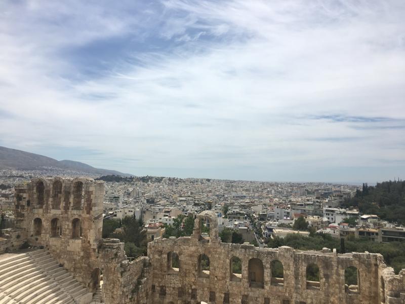 View of the city of Athens