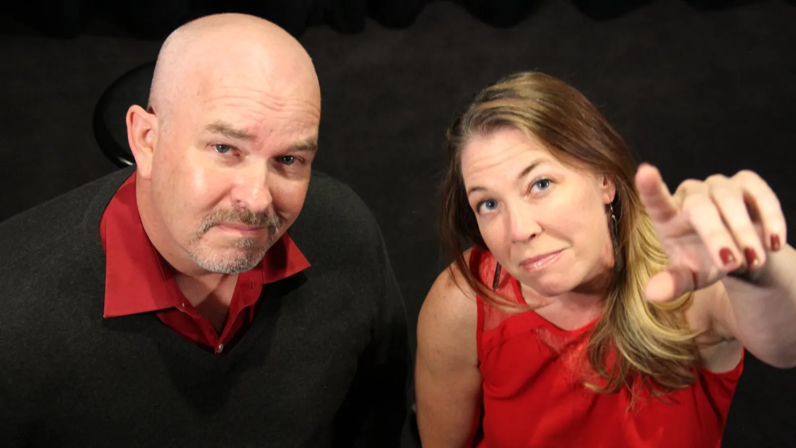 Matthew Moore with Krista Stauffer