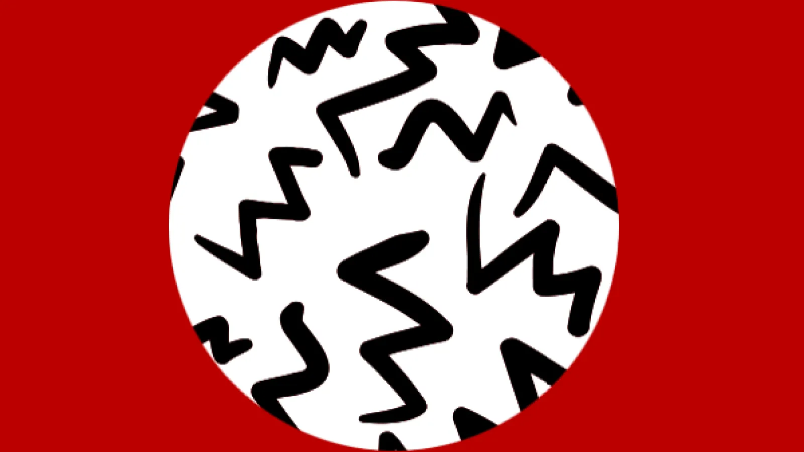 Abstract black and white illustration