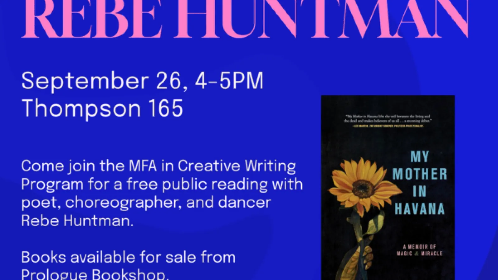Event poster, details in caption