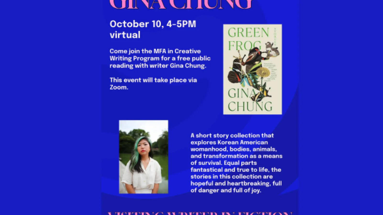Event poster, details in caption