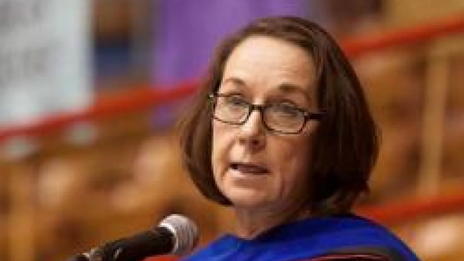 Professor Brenda Brueggemann at convocation 