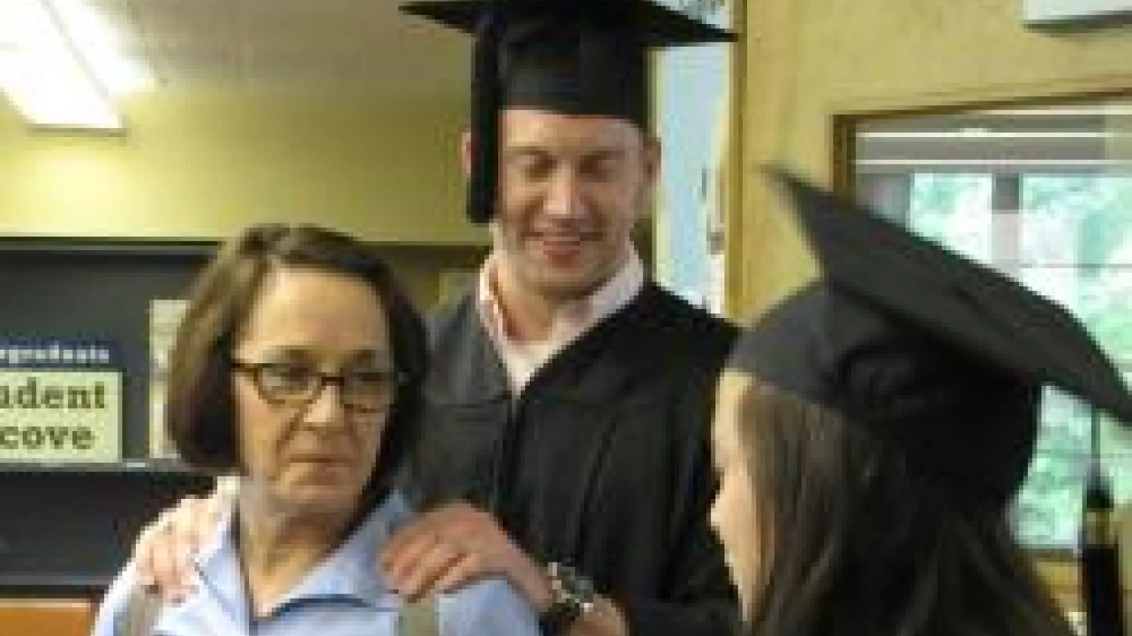 Brenda Brueggemann with graduates