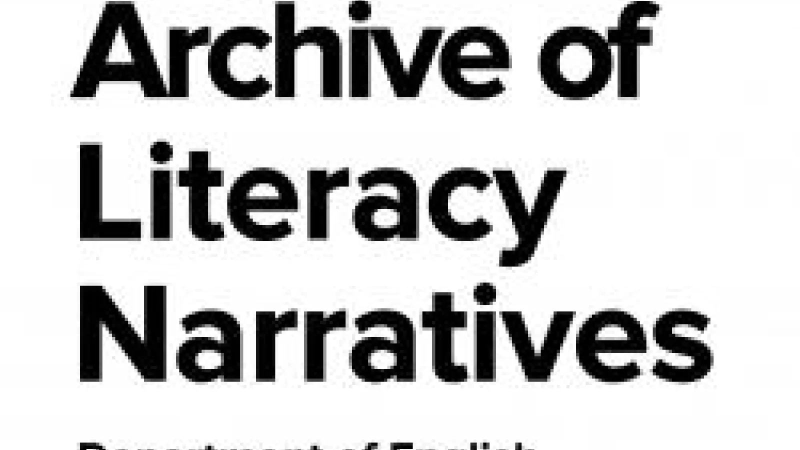 Digital Archive of Literacy Narratives Logo