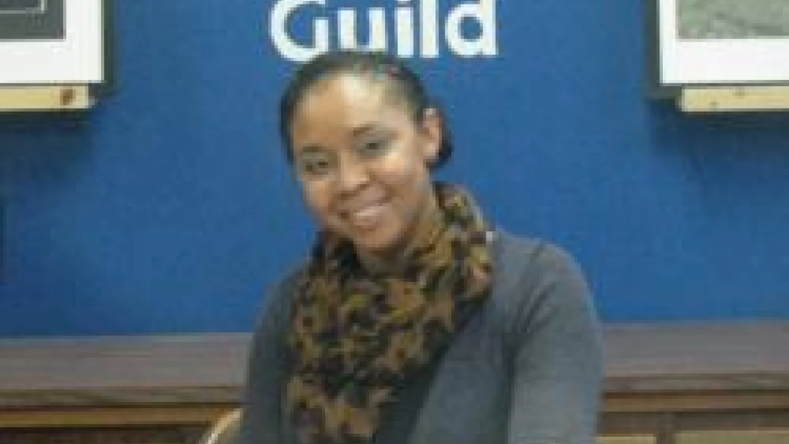 Photo of a  student working at the Godman Guild