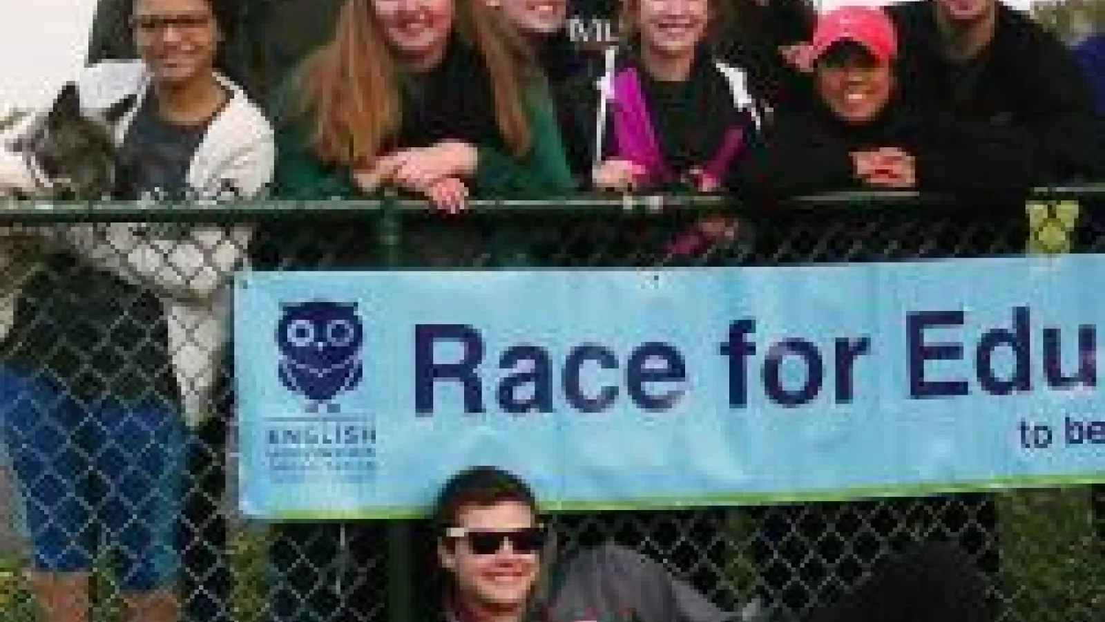 Photo of Students at the Race for Education