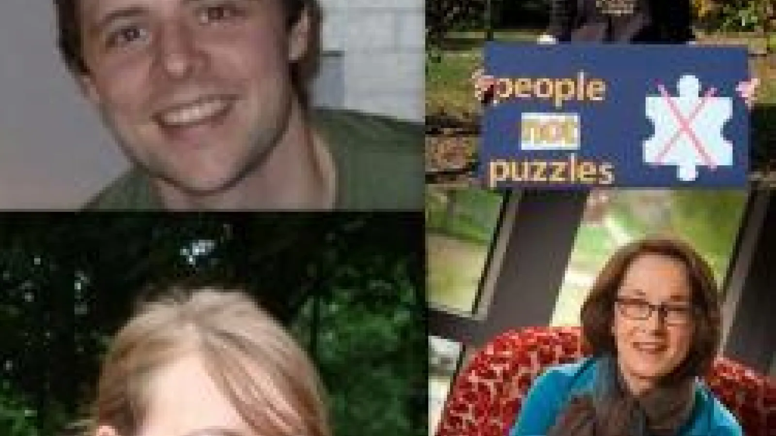 Collage of Brenda Jo Brueggemann, Elizabeth Brewer, Nicholas Hetrick, and Melanie Yergeau