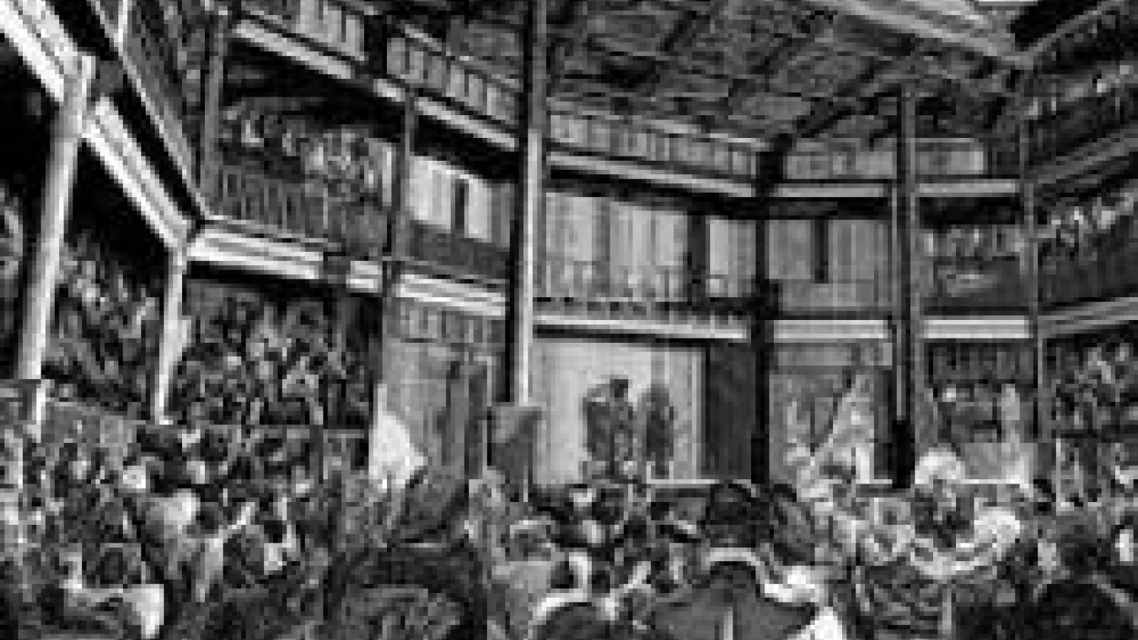 Drawing of Shakespearean Theatre