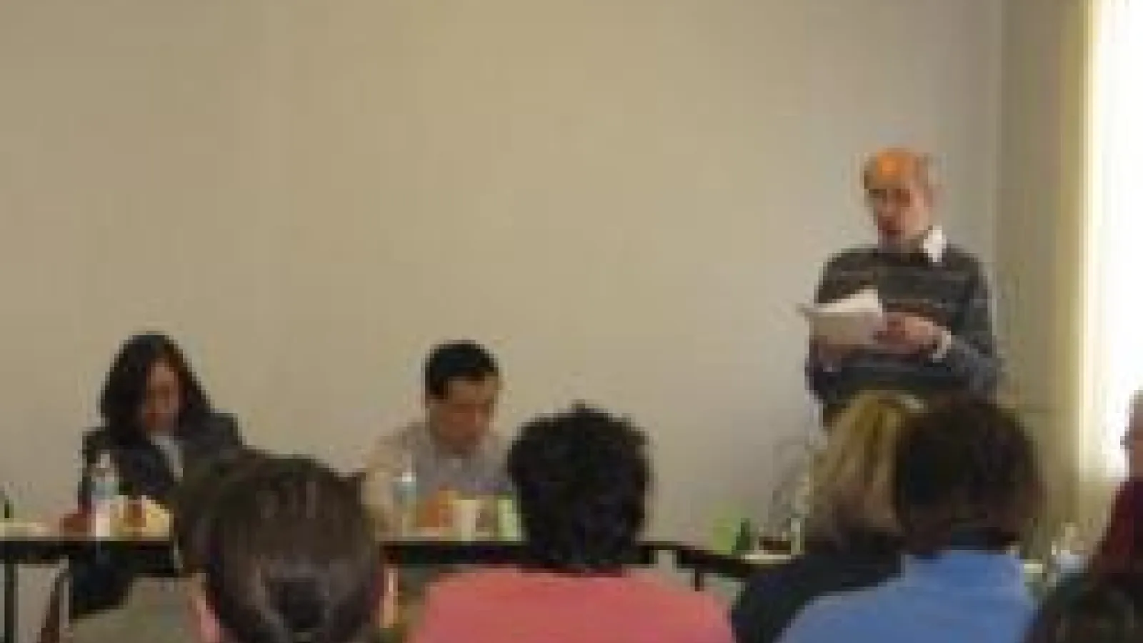 Workshop of students and faculty 