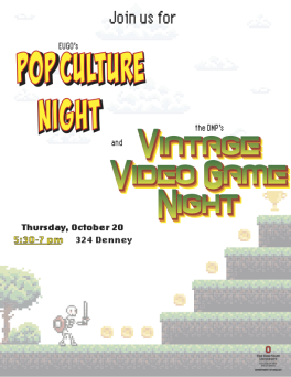 Pop culture video game night