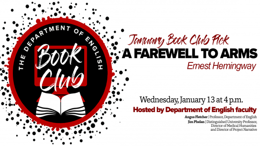 January book club A Farewell to Arms graphic