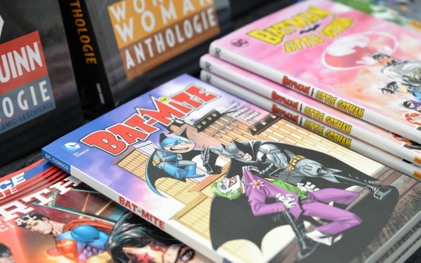 A collection of comic books