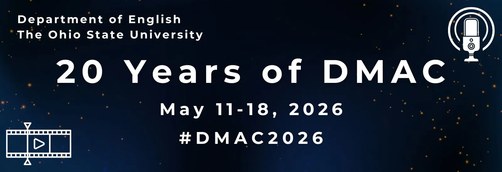 20 years of DMAC; May 11-18, 2026 #DMAC2026