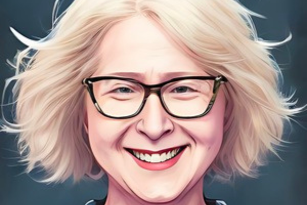 An illustration of Professor Robyn Warhol