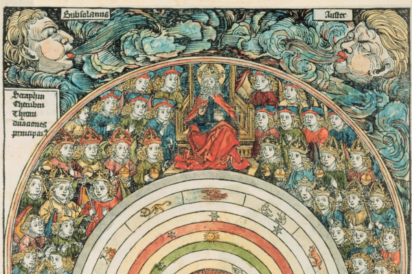 Illustration of monarchs and followers