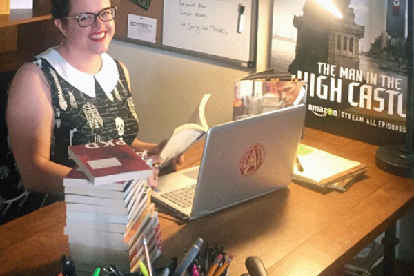 Meghan Callahan Meghan Callahan at work in her office