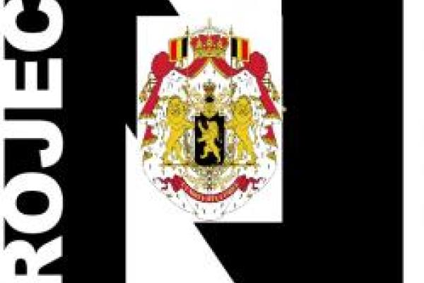 Project Narrative logo with the Belgian emblem