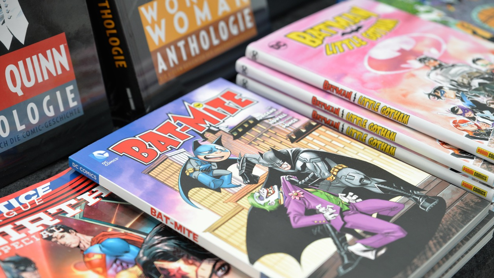 A collection of comic books
